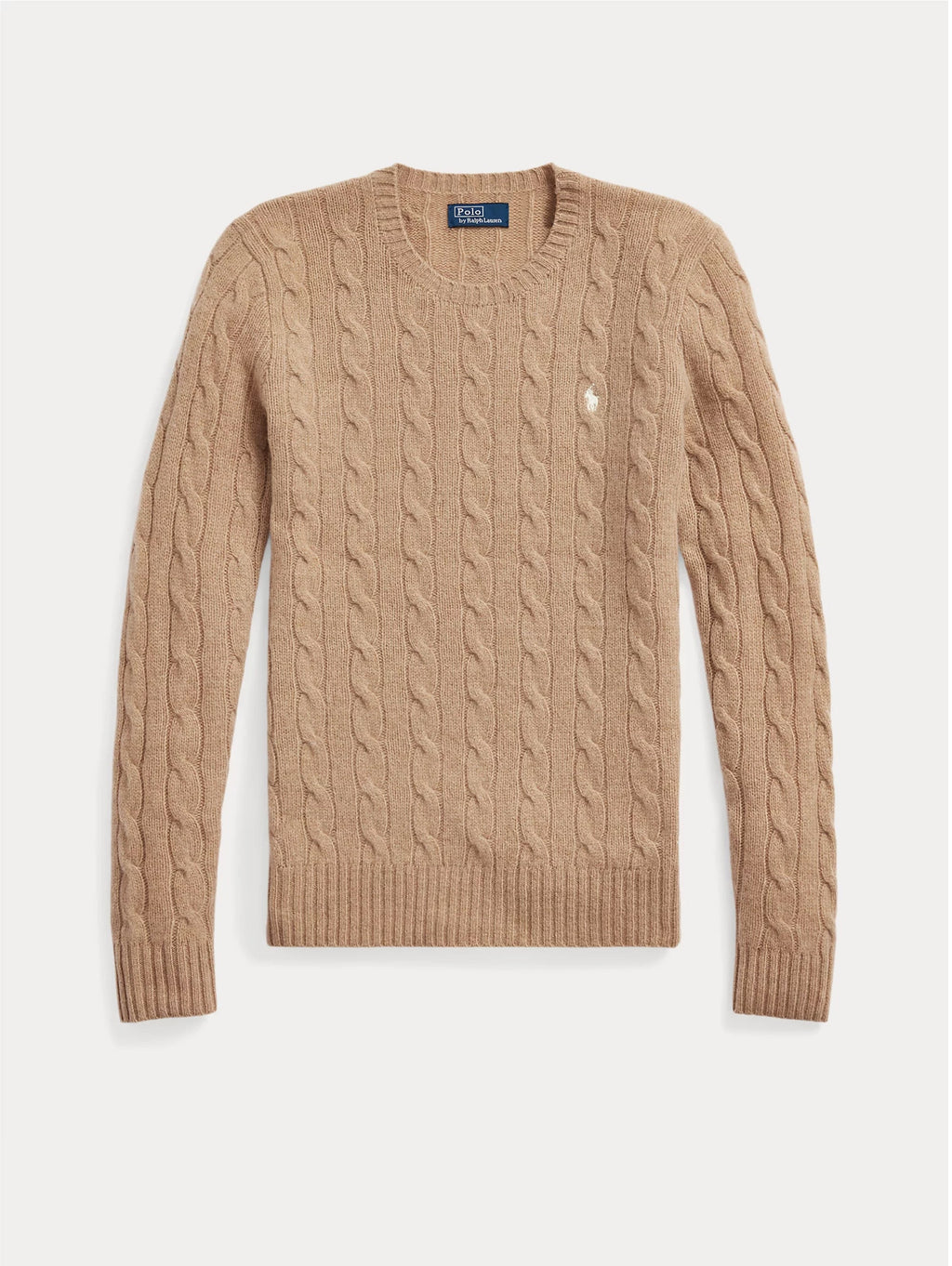 2026 New Arrival Maglia a Trecce in Misto Cashmere Cammello