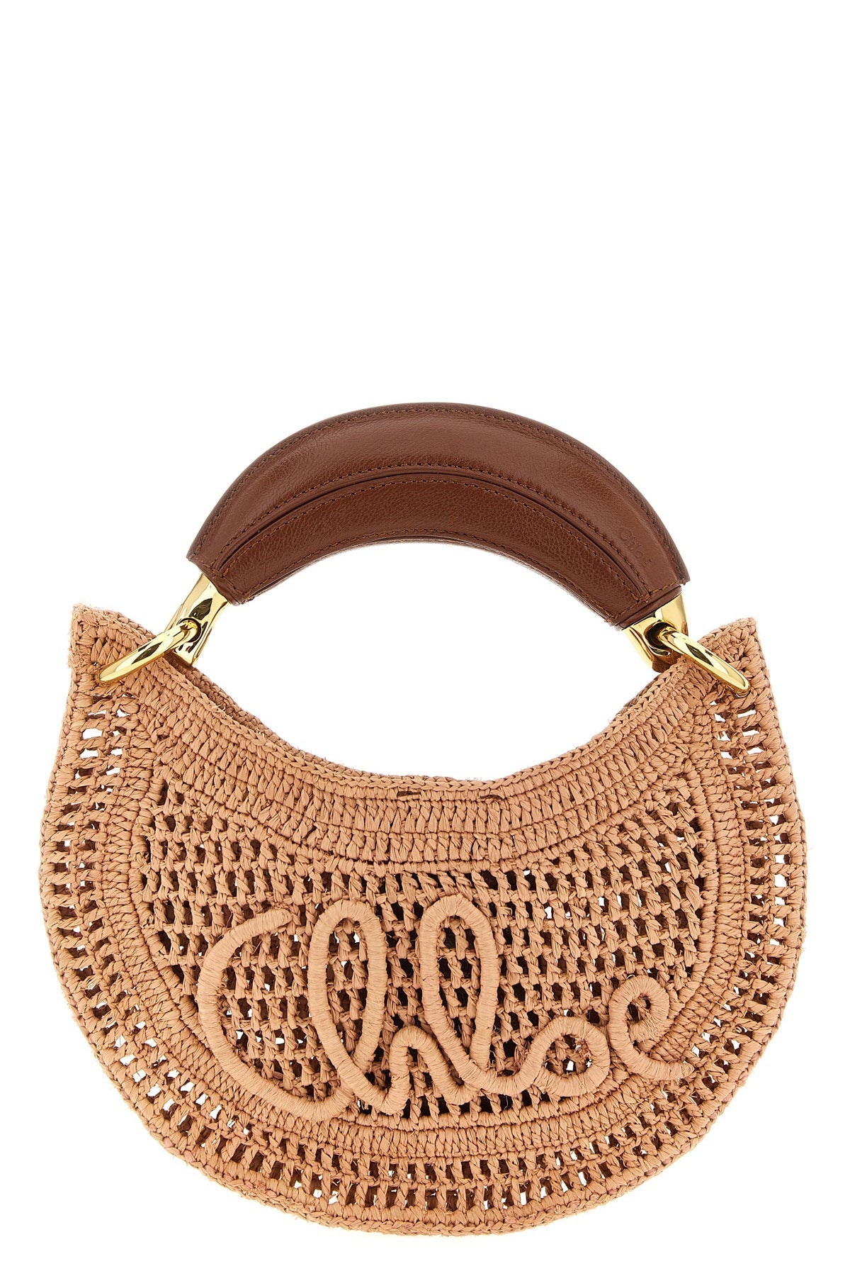 2026 New Arrival summer banana mini handbag handmade in crocheted raffia
