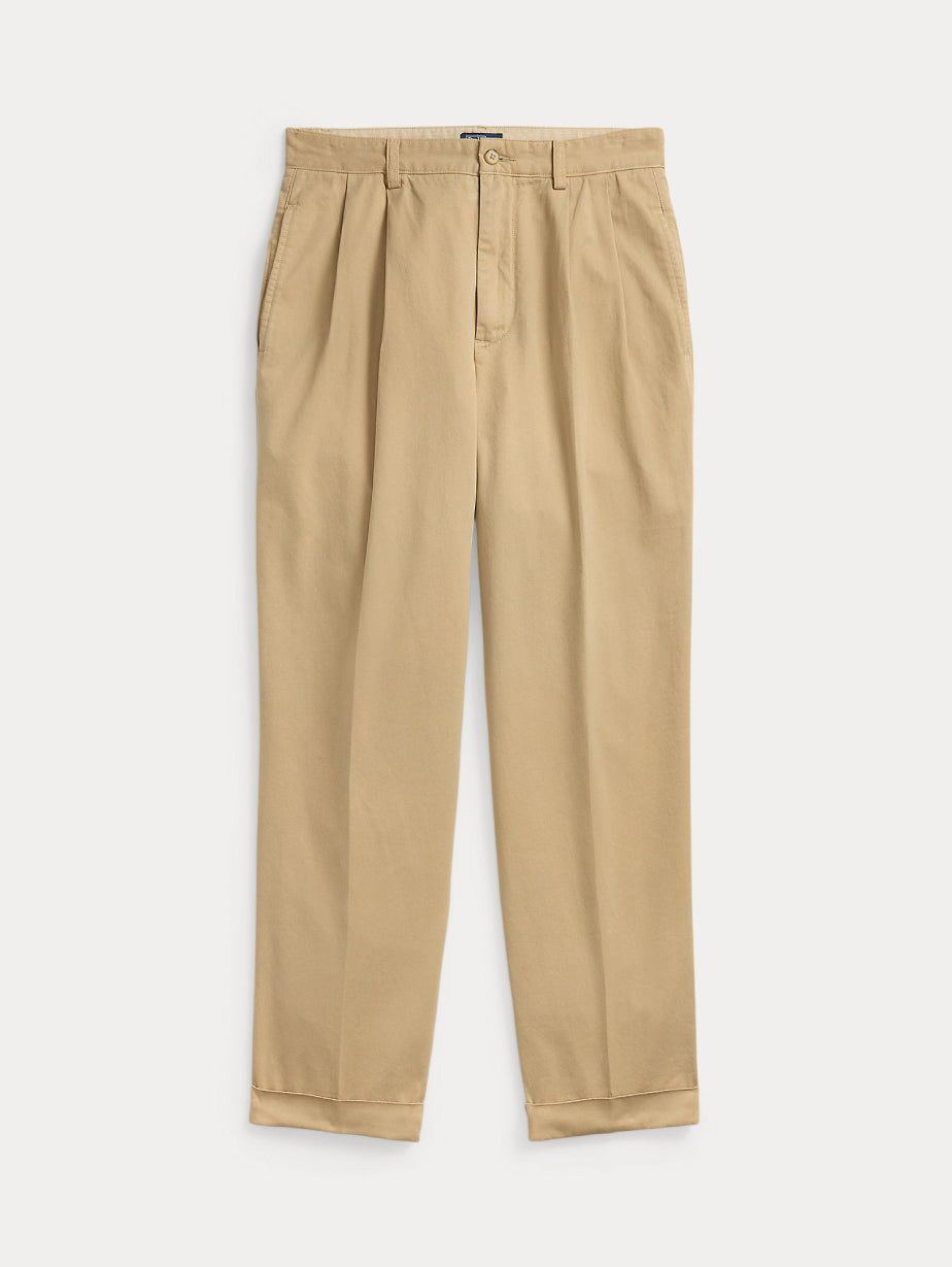 2026 New Arrival Pantaloni in Twill di Cotone Beige