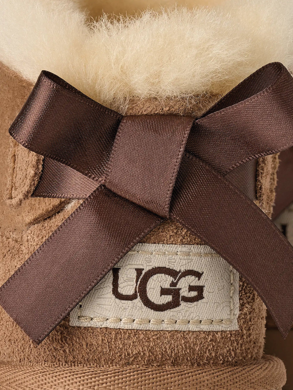2026 New Arrival Stivali Ultra Mini con Fiocco Bailey Bow Castagna