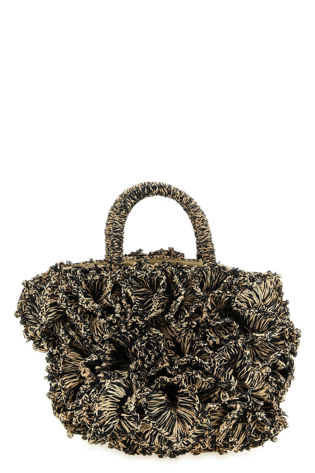 2026 New Arrival coral crocheted raffia handbag