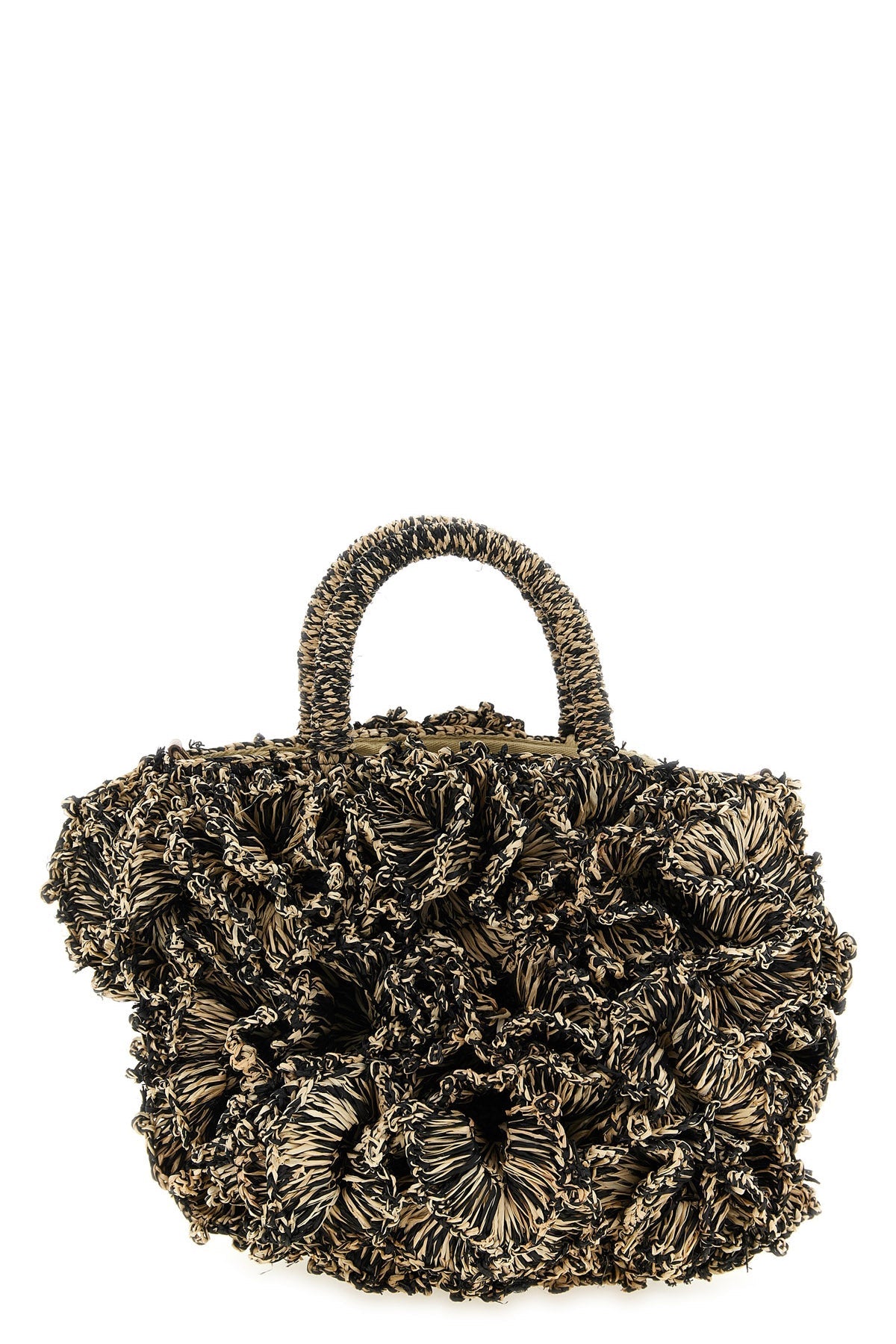 2026 New Arrival coral crocheted raffia handbag