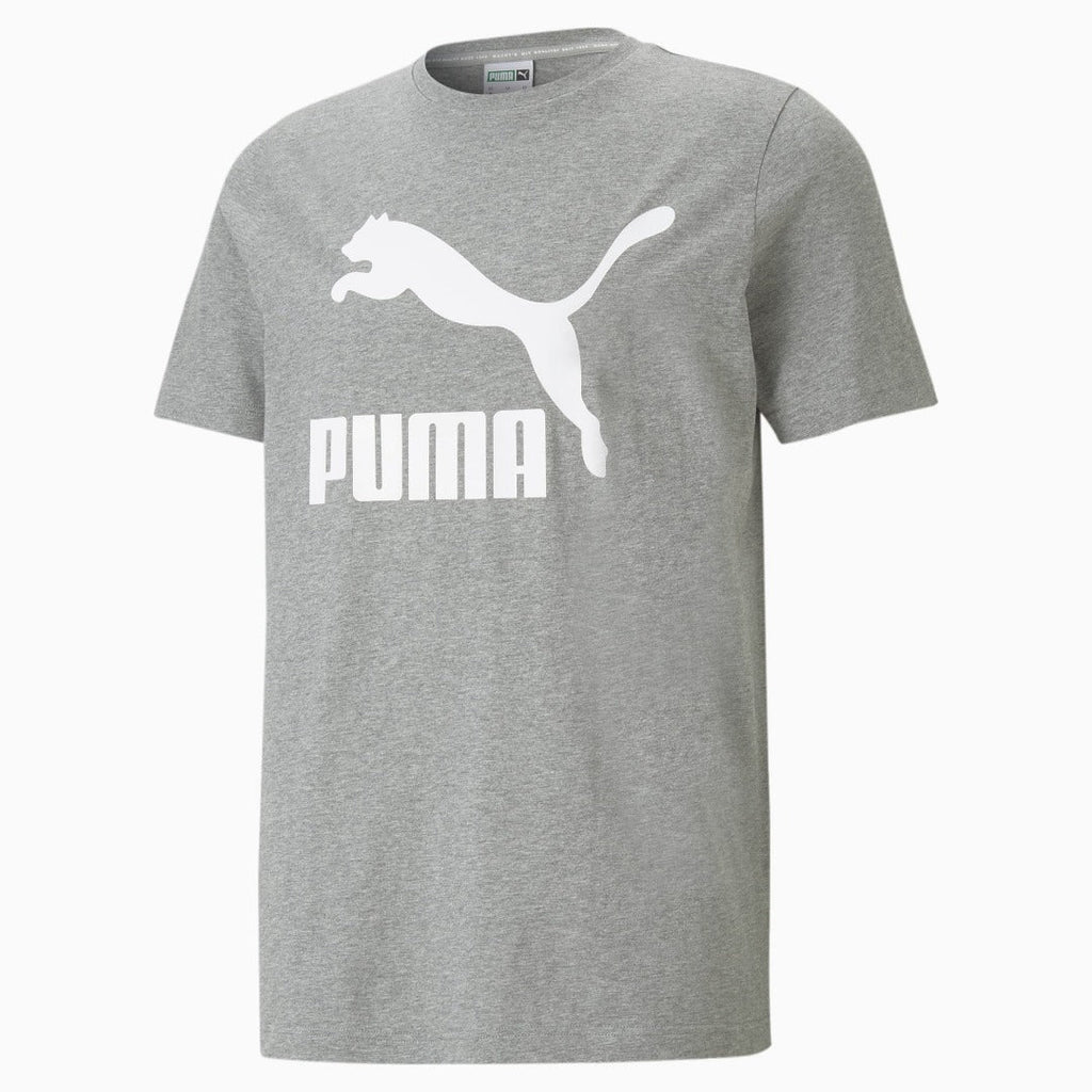 Top Seller Puma CLASSICS LOGO TEE Men’s - MEDIUM GRIS HEATHER