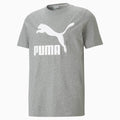 Top Seller Puma CLASSICS LOGO TEE Men’s - MEDIUM GRIS HEATHER