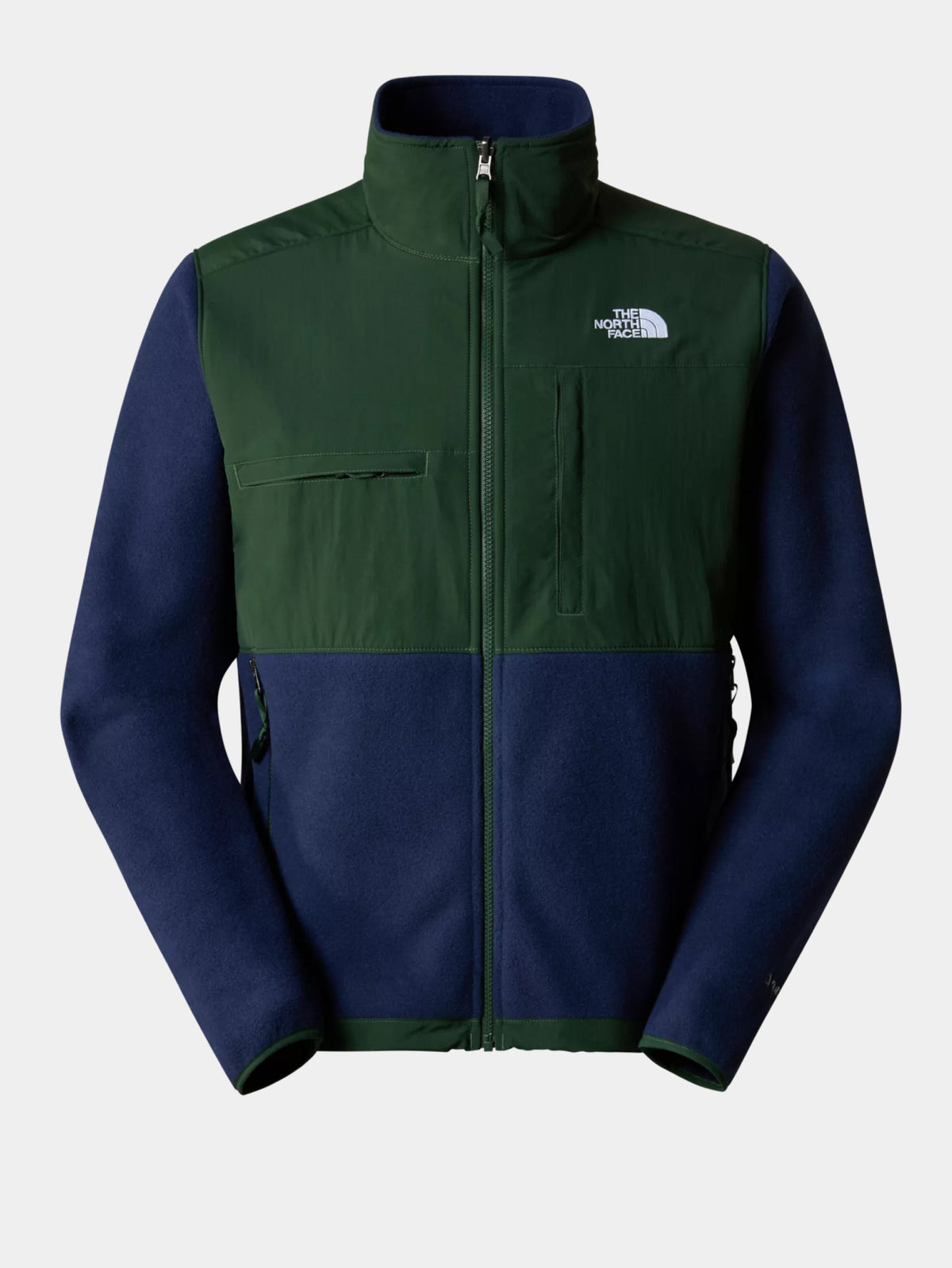 2026 New Arrival Giacca Denali in Pile Polartec Riciclato Verde/Blu