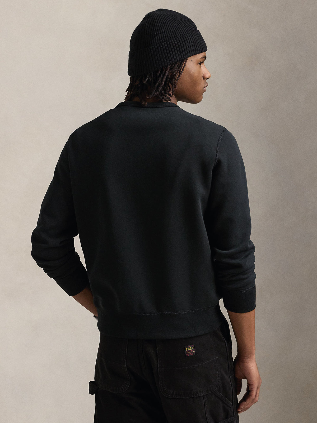 2026 New Arrival Felpa in Maglia Doppia Nero