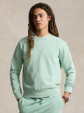 2026 New Arrival Felpa Girocollo in Cotone Loopback Blu