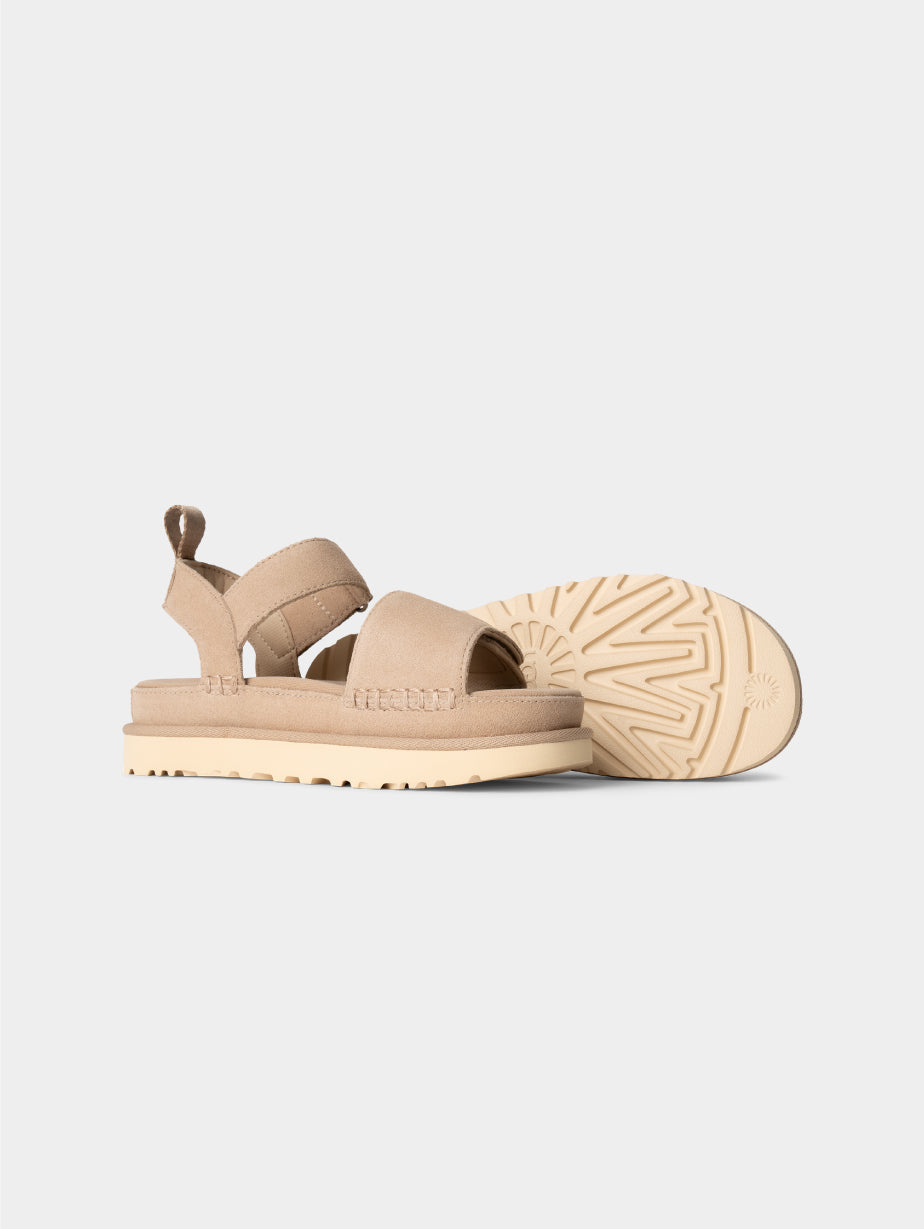 2026 New Arrival Sandali in Pelle Scamosciata GoldenStar Sabbia