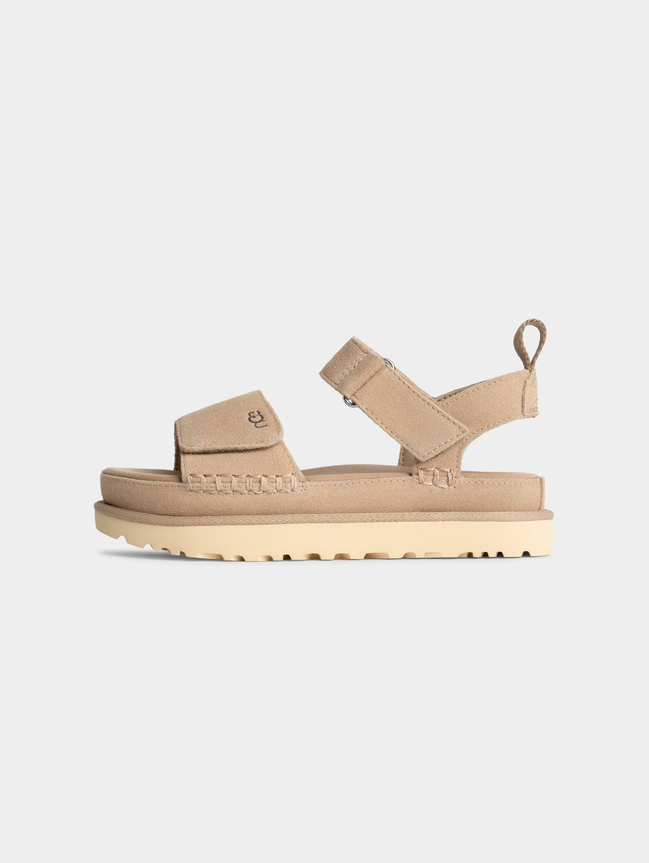 2026 New Arrival Sandali in Pelle Scamosciata GoldenStar Sabbia