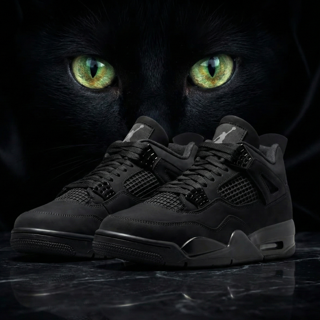 2026 New Arrival Jordan 4 Retro 'Black Cat' (2026)