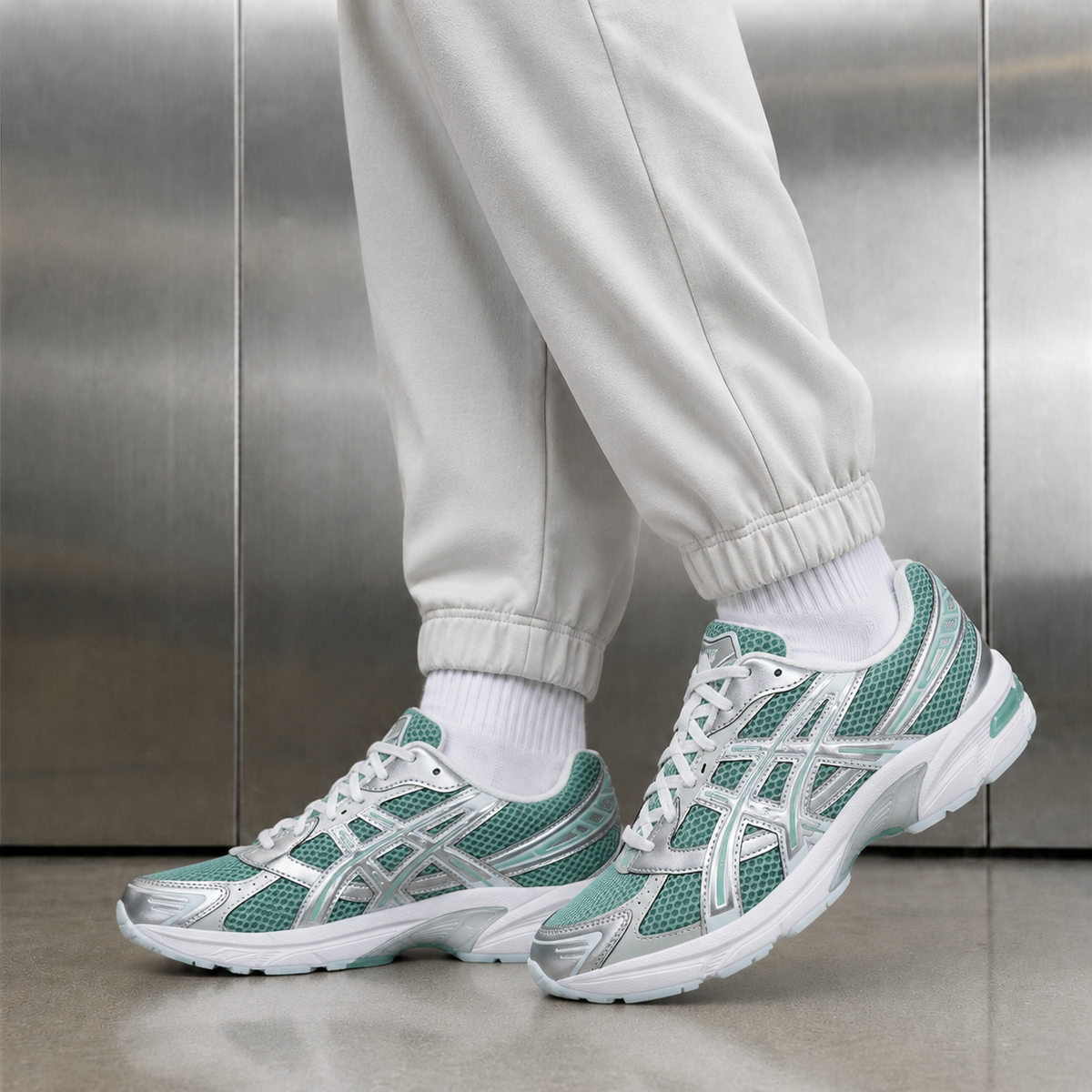 2026 New Arrival ASICS Gel-1130 'Verdigris Pure Silver'