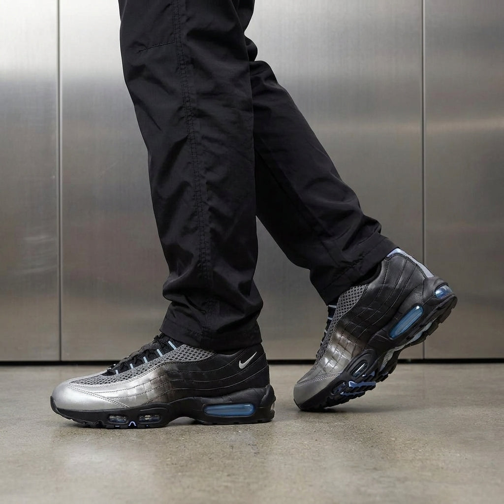 Palace Skateboards x Nike Air Max 95 'Silver Black'