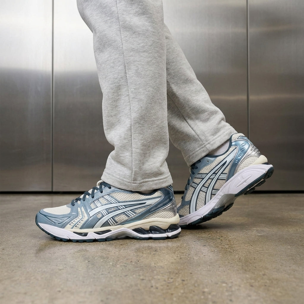 2026 New Arrival ASICS Gel-Kayano 14 'Cream Raw Indigo'