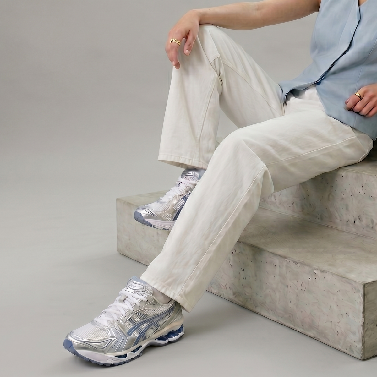 2026 New Arrival ASICS Gel-Kayano 14 'White Light Navy'