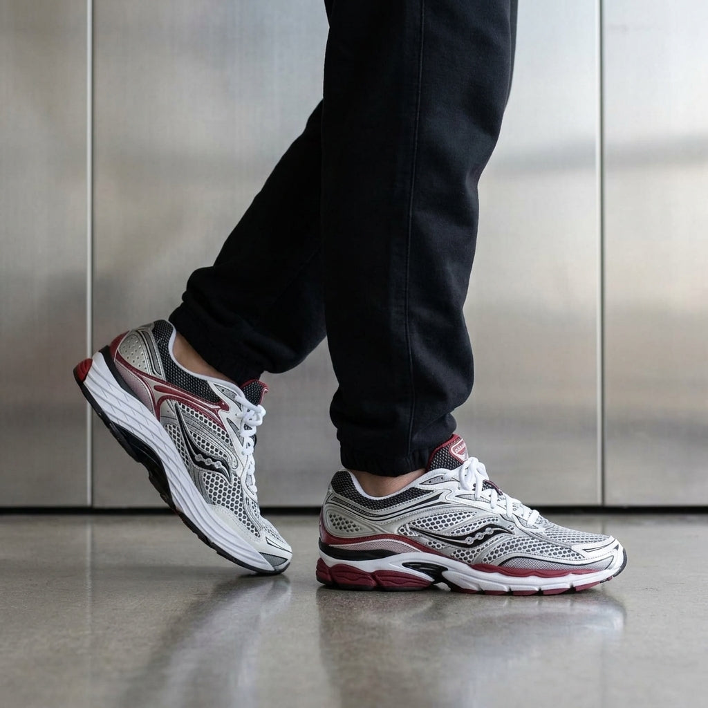 2026 New Arrival Saucony ProGrid Omni 9 OG 'Silver Red'