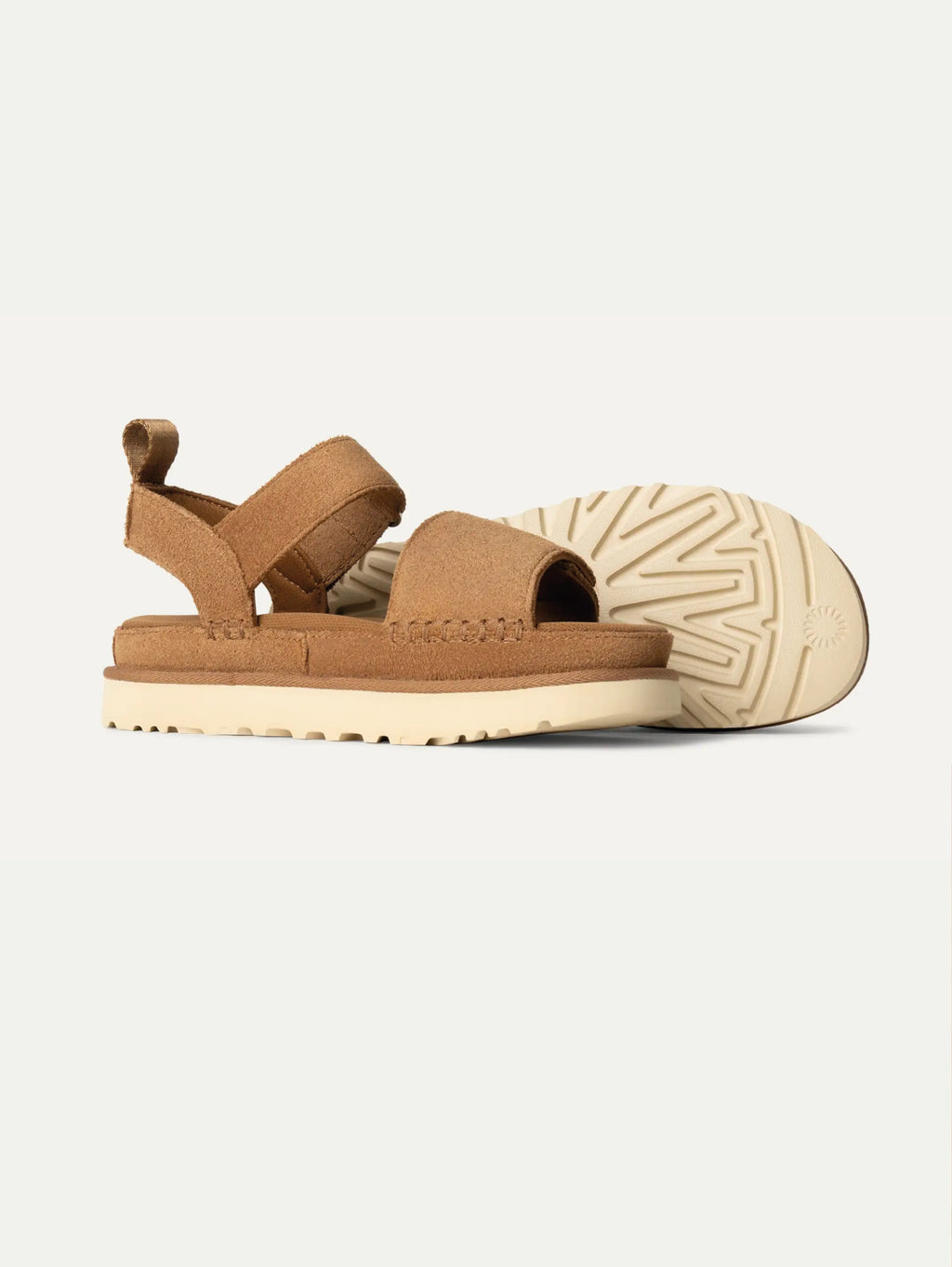 2026 New Arrival Sandali in Pelle Scamosciata GoldenStar Castagna