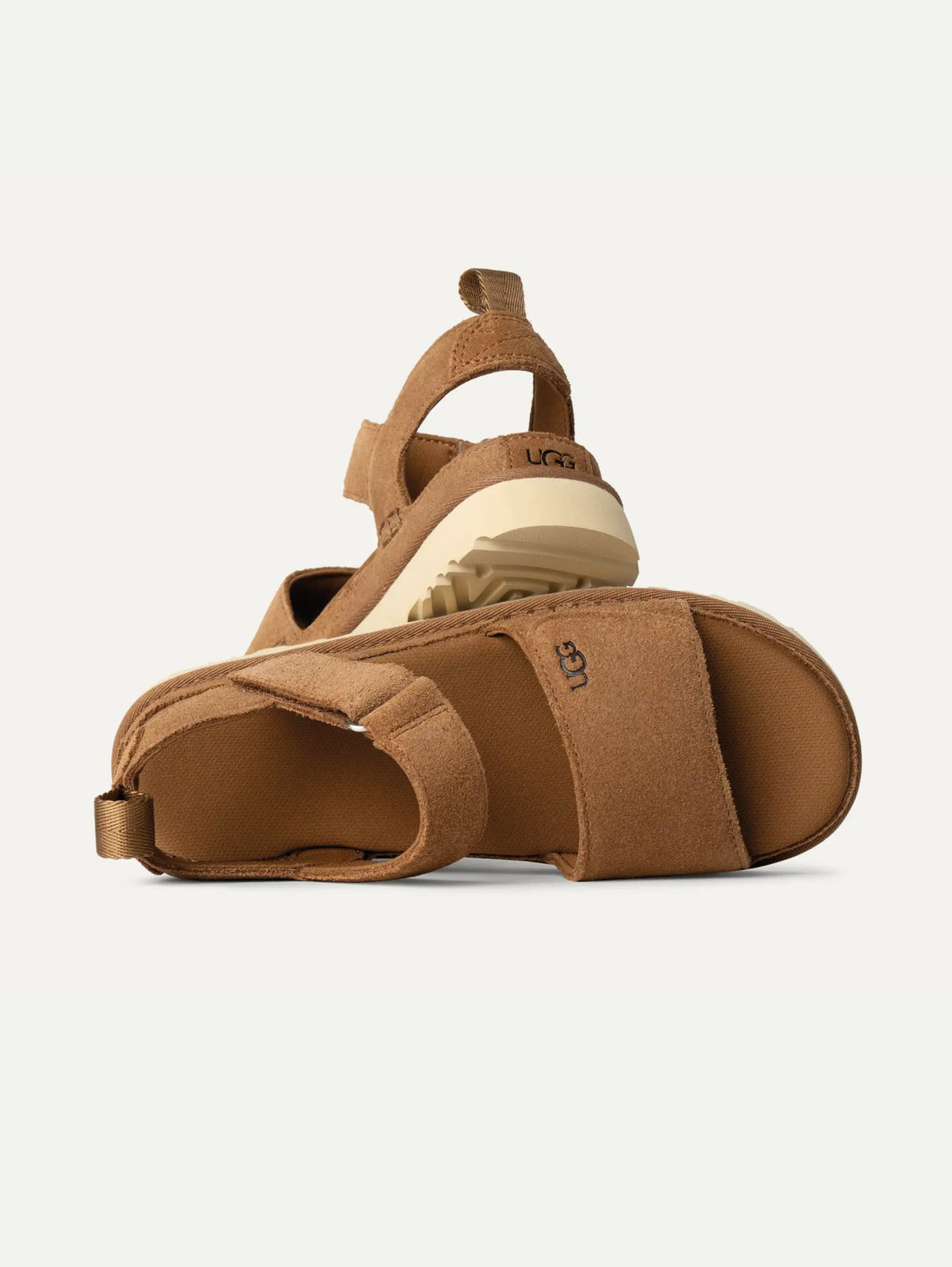 2026 New Arrival Sandali in Pelle Scamosciata GoldenStar Castagna
