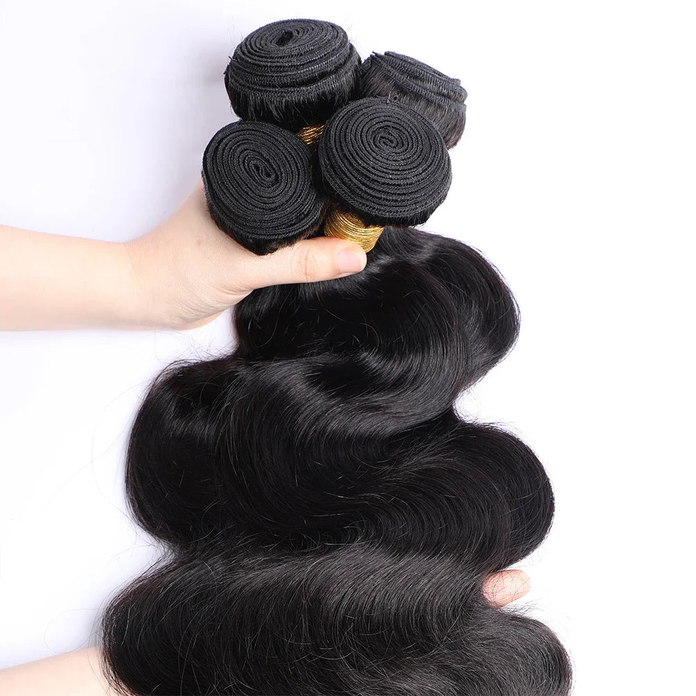 Great sales Raw Bundles Human Hair Body Wave, No Tangle Shedding, Keep Texture Silky Soft Raw Indian Hair Bundles Ready to Ship