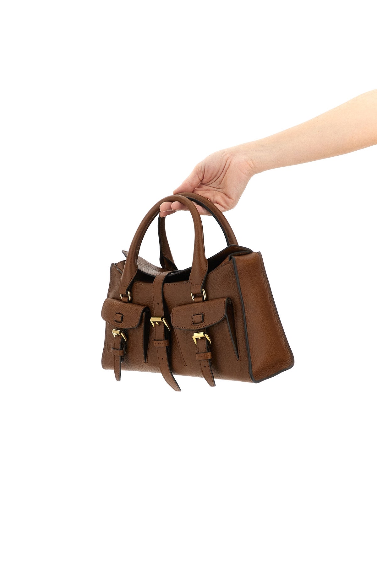 2026 New Arrival roxanne small hammered leather handbag