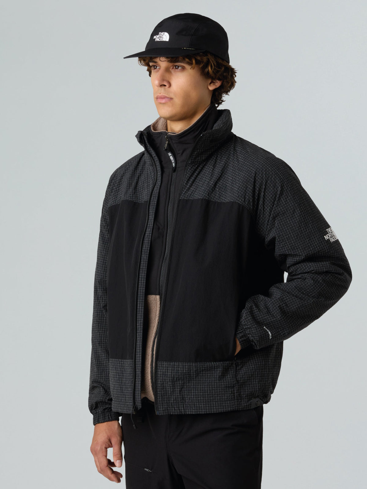 Giacca a Vento Leggera in Tessuto FlashDry Nero