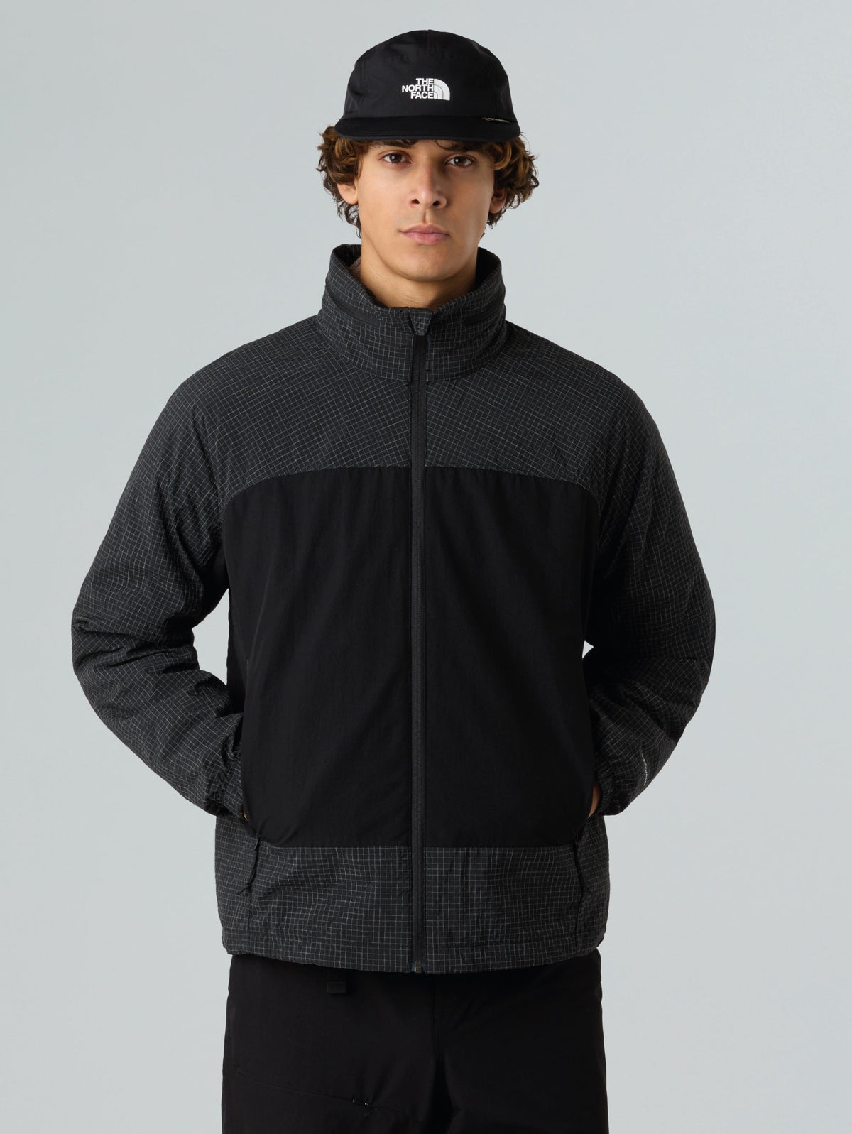 Giacca a Vento Leggera in Tessuto FlashDry Nero
