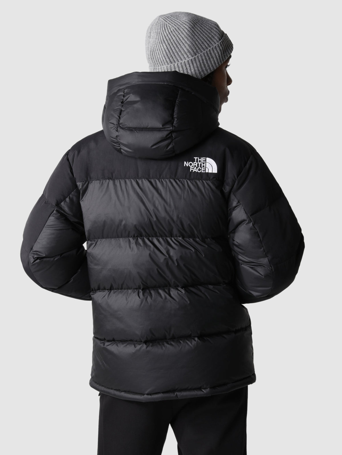 2026 New Arrival Piumino con Cappuccio Color Block Himalayan Nero