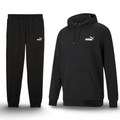 Top Seller Puma  ESSENTIALS LOGO HOODIE FLEECE SWEATSUIT Men’s-PUMA BLACK