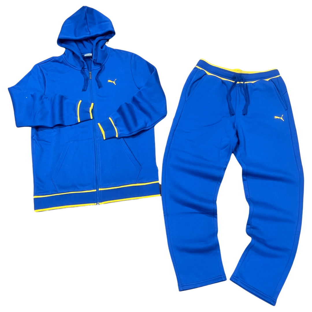 Top Seller Puma  VINTAGE SPORT FZ HOODY SWEATSUIT Men’s -COBALT GLAZE