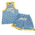 Top Seller PUMA  HOOPS X MAN CITY  JERSEY SHORT SET-TEAM LIGHT BLUE