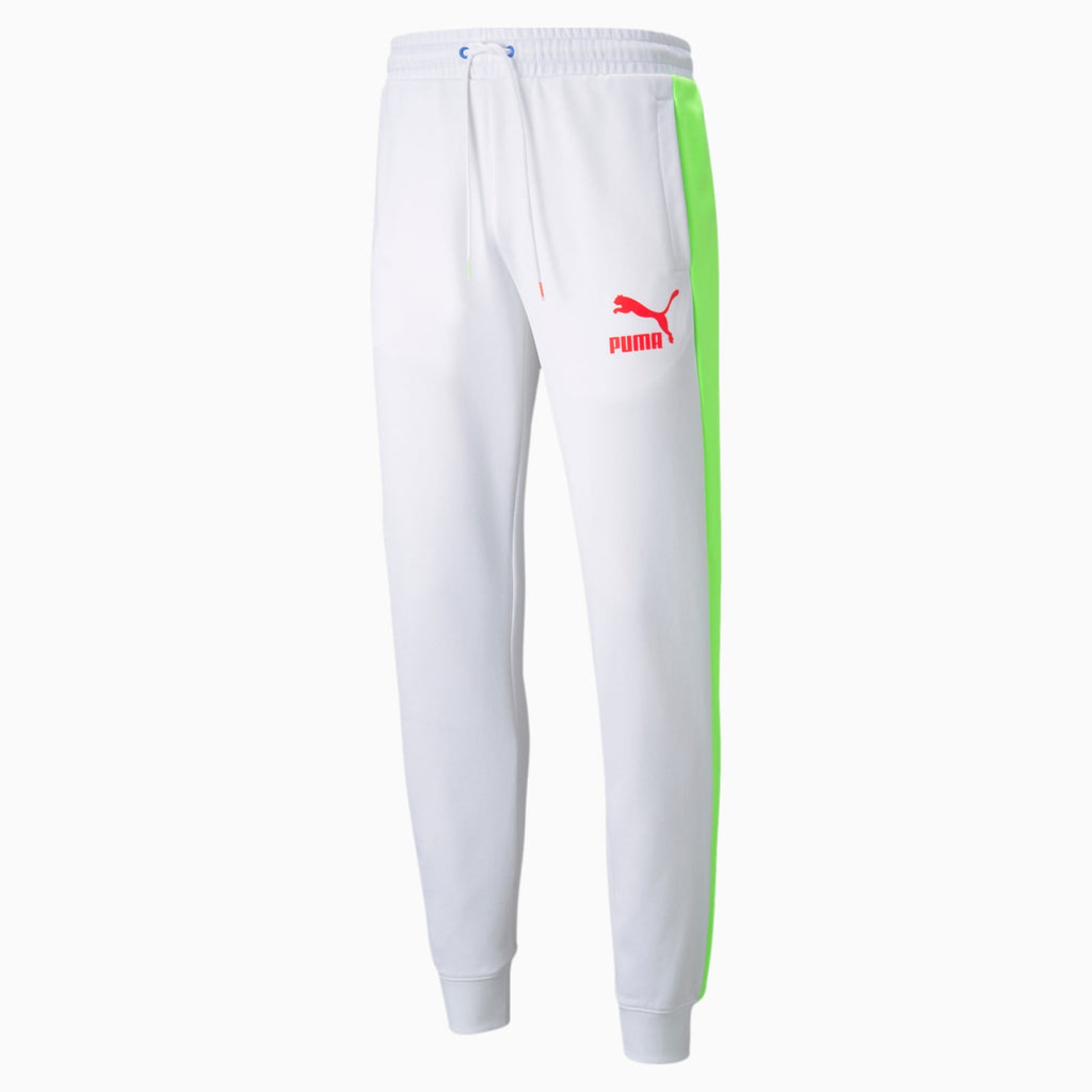 Top Seller Puma ICONIC T7 TRACKSUIT Men’s - WHITE PINK GREEN