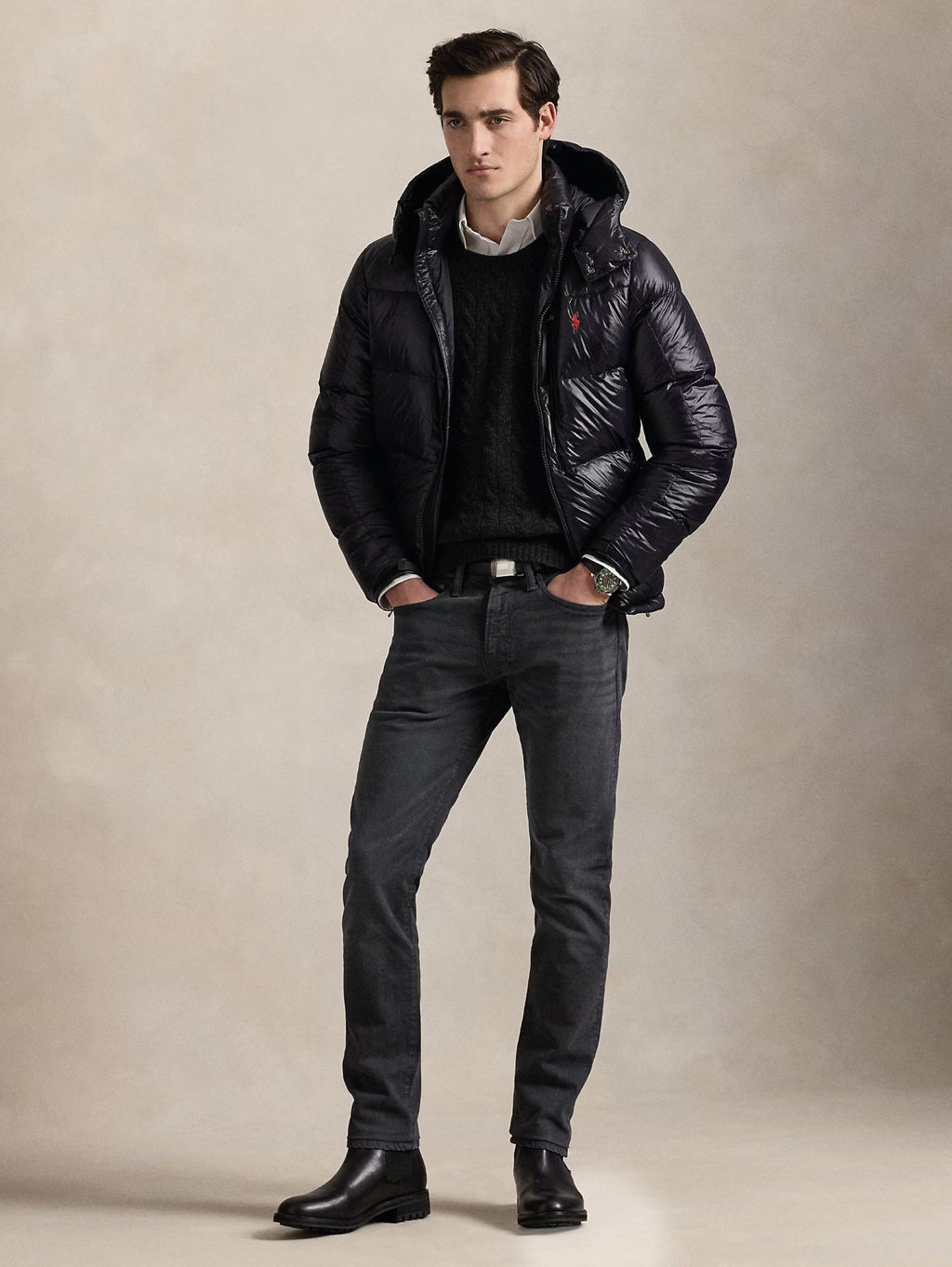 2026 New Arrival Piumino Lucido in Ripstop Nero