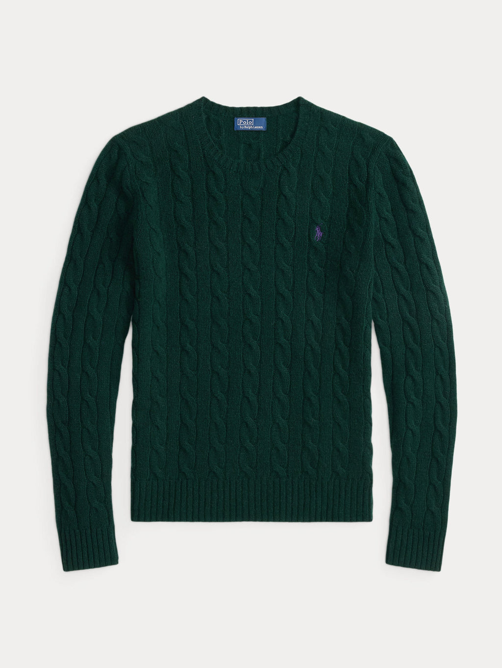 2026 New Arrival Maglia a Trecce in Misto Cashmere Verde