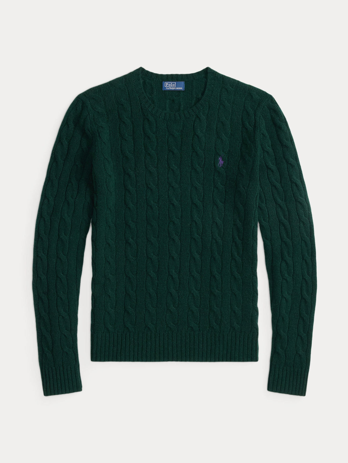2026 New Arrival Maglia a Trecce in Misto Cashmere Verde
