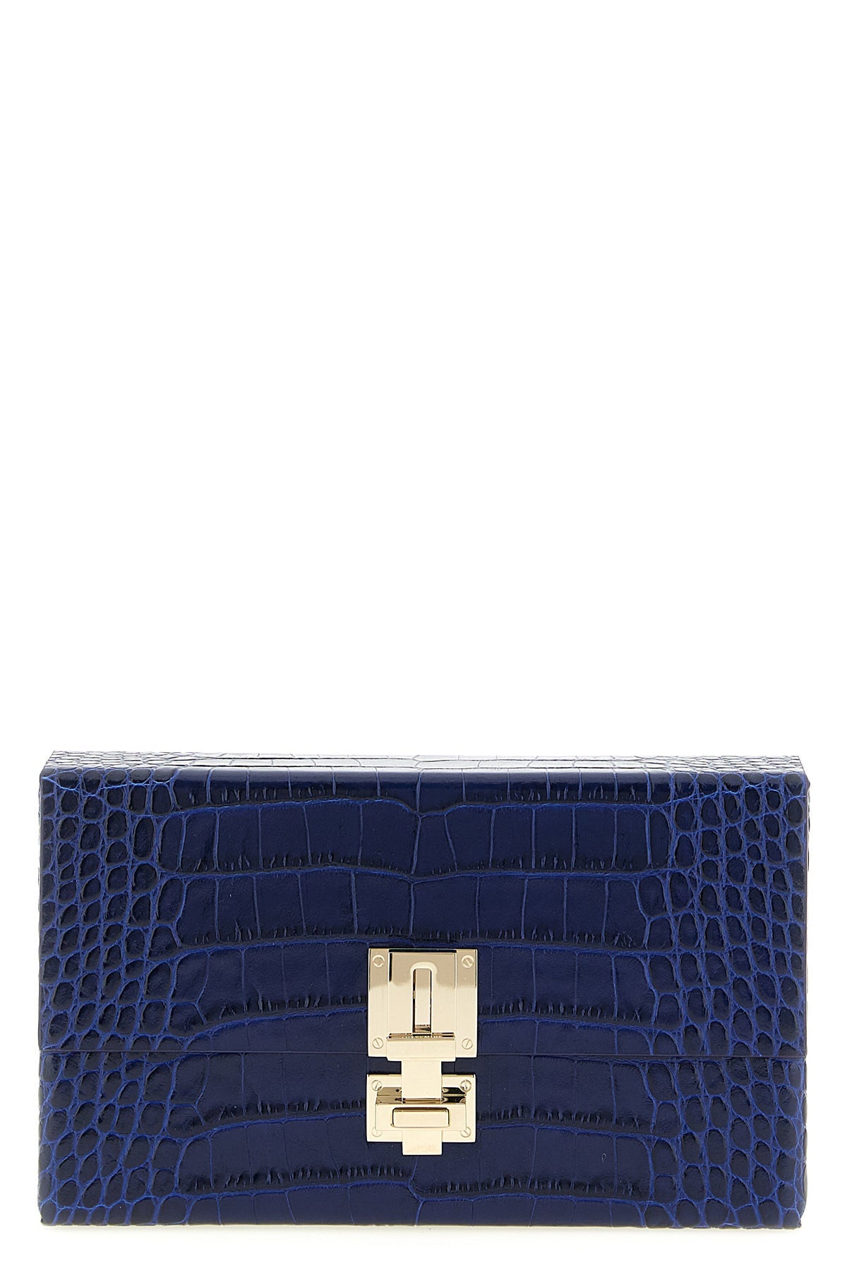 2026 New Arrival python print leather clutch bag