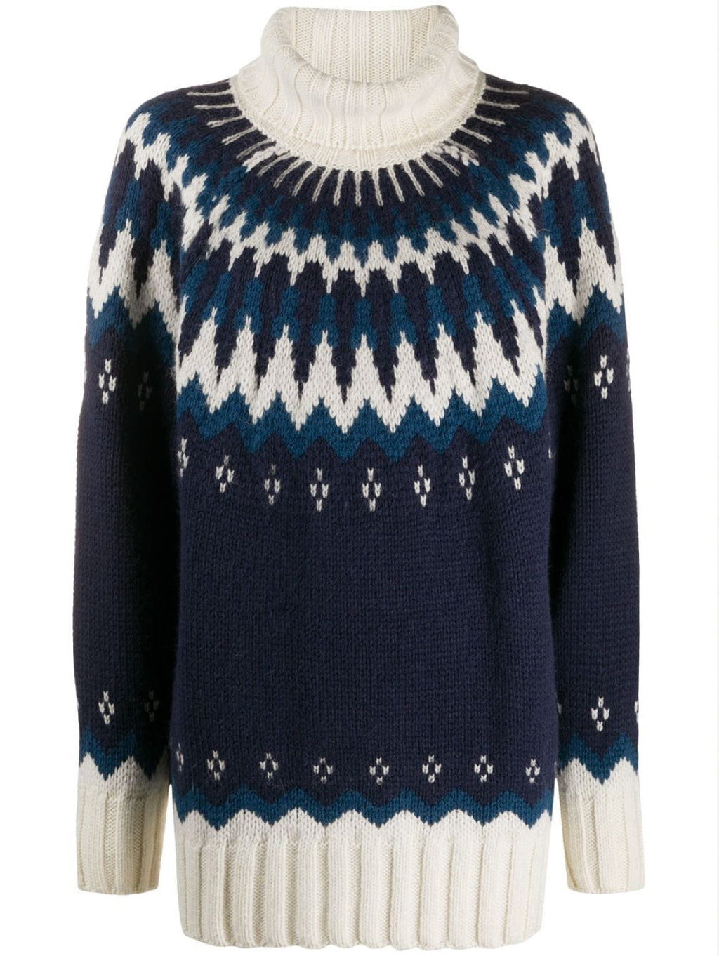 2026 New Arrival Maglia Over Collo Alto - Navy