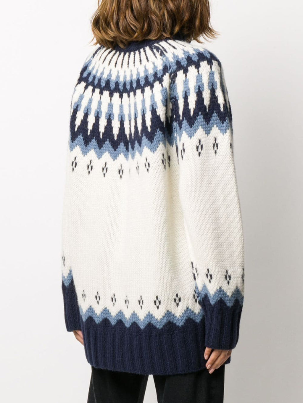 2026 New Arrival Maglia Over Collo Alto - Panna