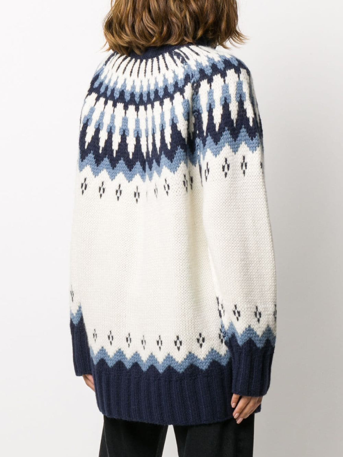 2026 New Arrival Maglia Over Collo Alto - Panna