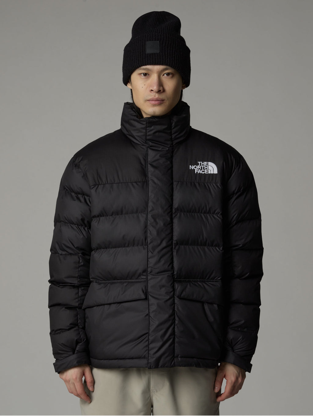 2026 New Arrival Giaccone Color Block Imbottito Limbara Nero