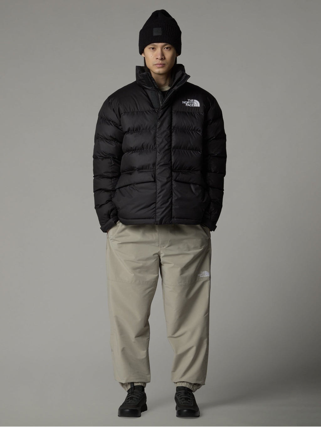 2026 New Arrival Giaccone Color Block Imbottito Limbara Nero