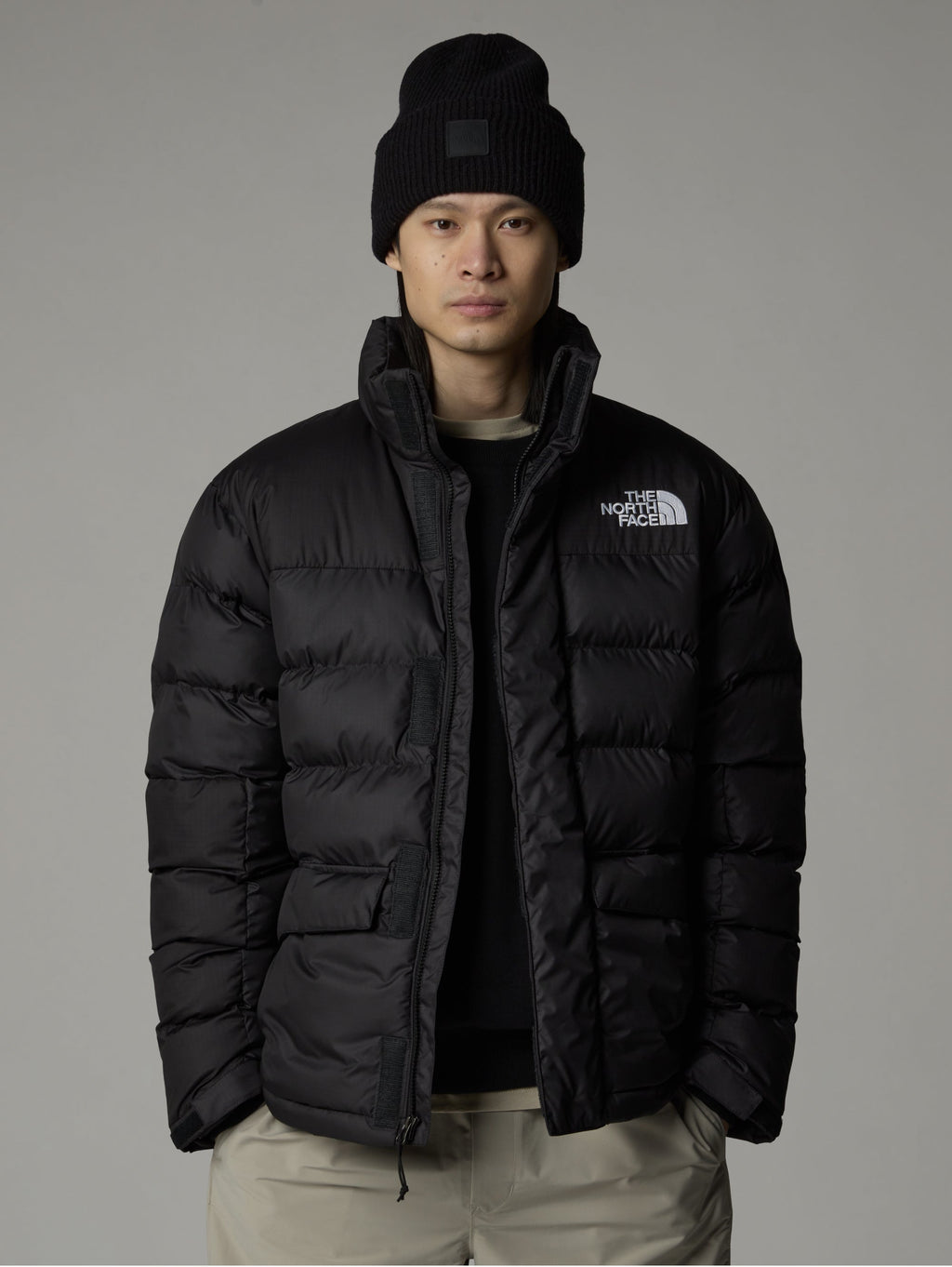 2026 New Arrival Giaccone Color Block Imbottito Limbara Nero