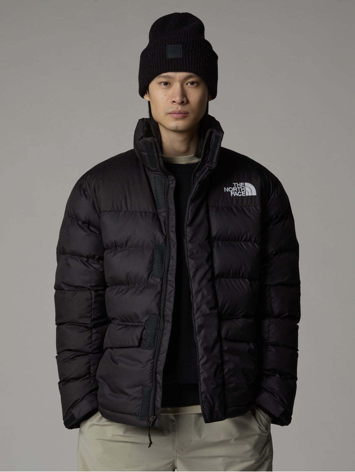 2026 New Arrival Giaccone Color Block Imbottito Limbara Nero
