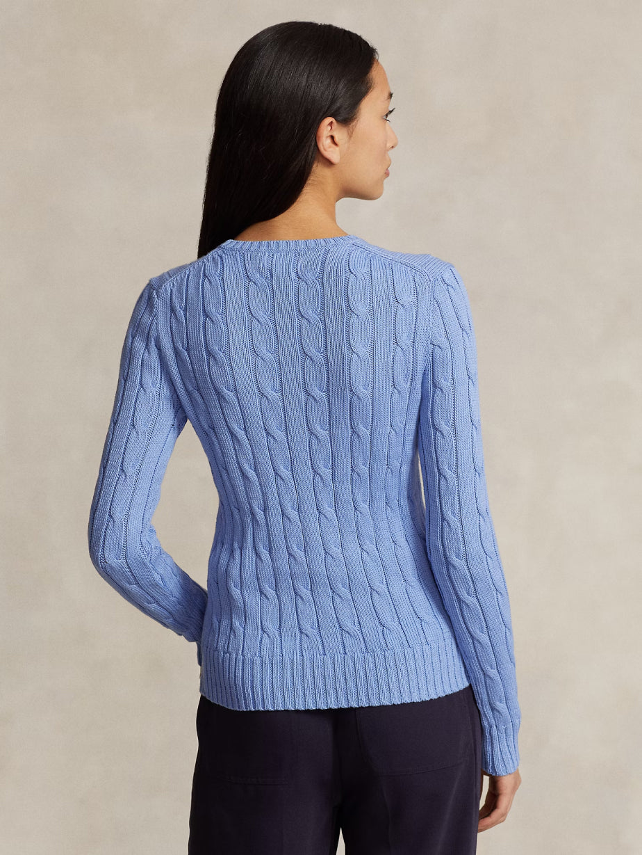 2026 New Arrival Maglia a Trecce Blu Polvere