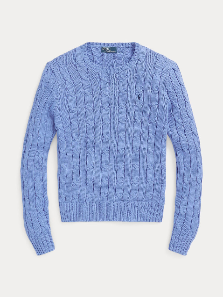 2026 New Arrival Maglia a Trecce Blu Polvere