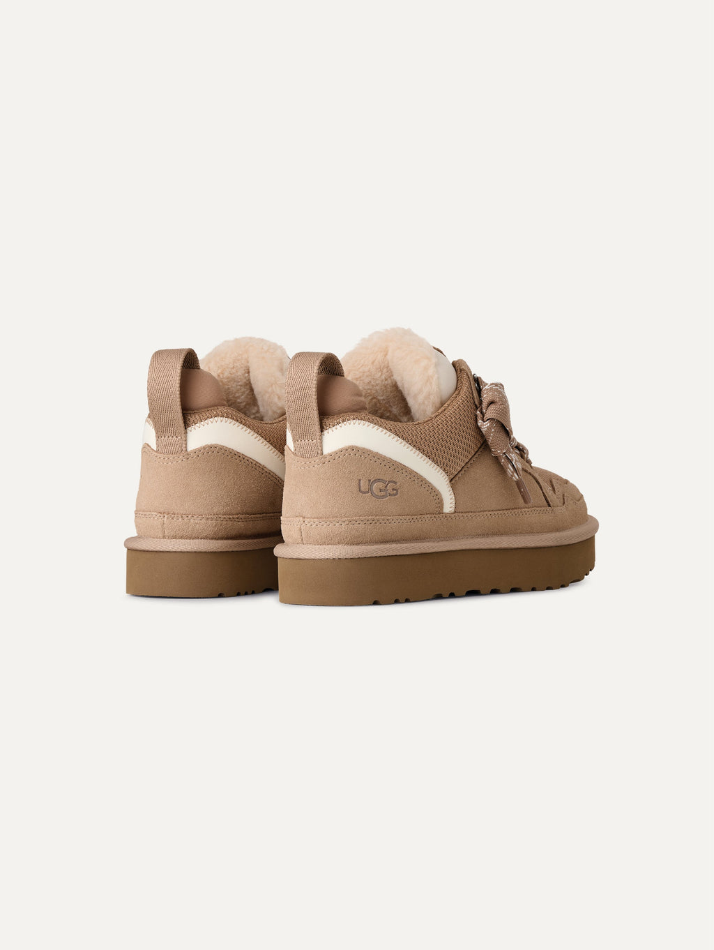 2026 New Arrival Sneakers in Camoscio Lo Lowmel Sabbia