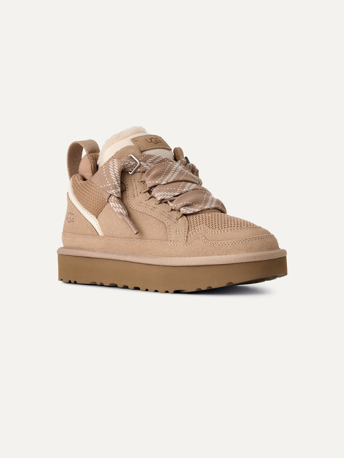 2026 New Arrival Sneakers in Camoscio Lo Lowmel Sabbia