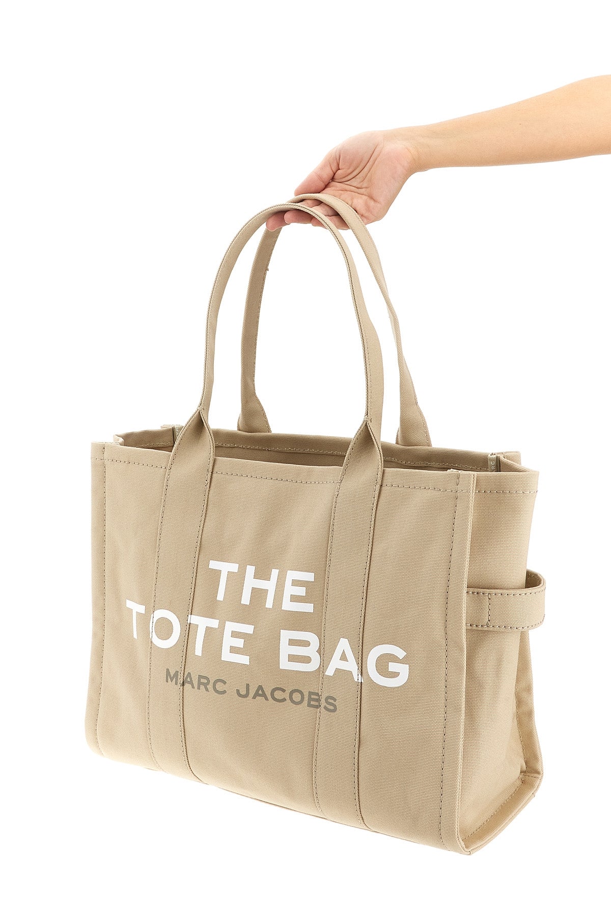 2026 New Arrival shopping the canvas large tote in textured cotton canvas