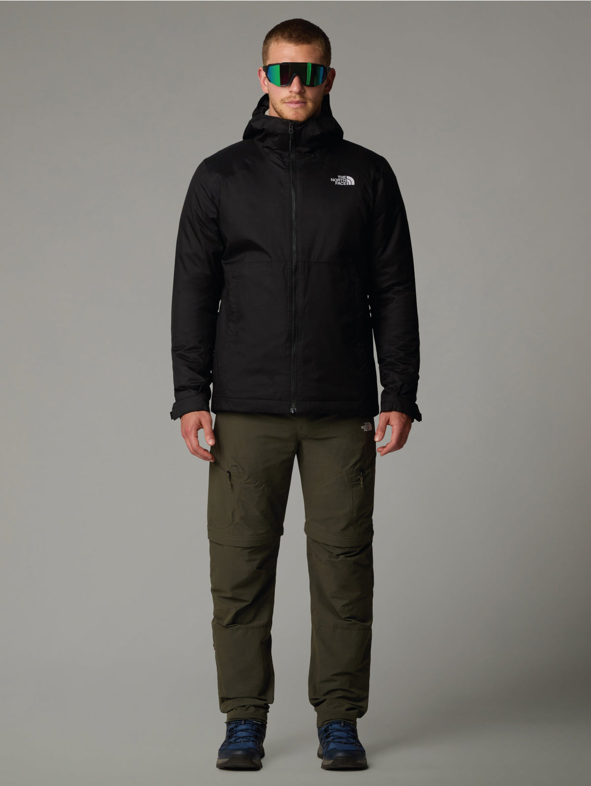 Giacca con Cappuccio Impermeabile Millerton Nero