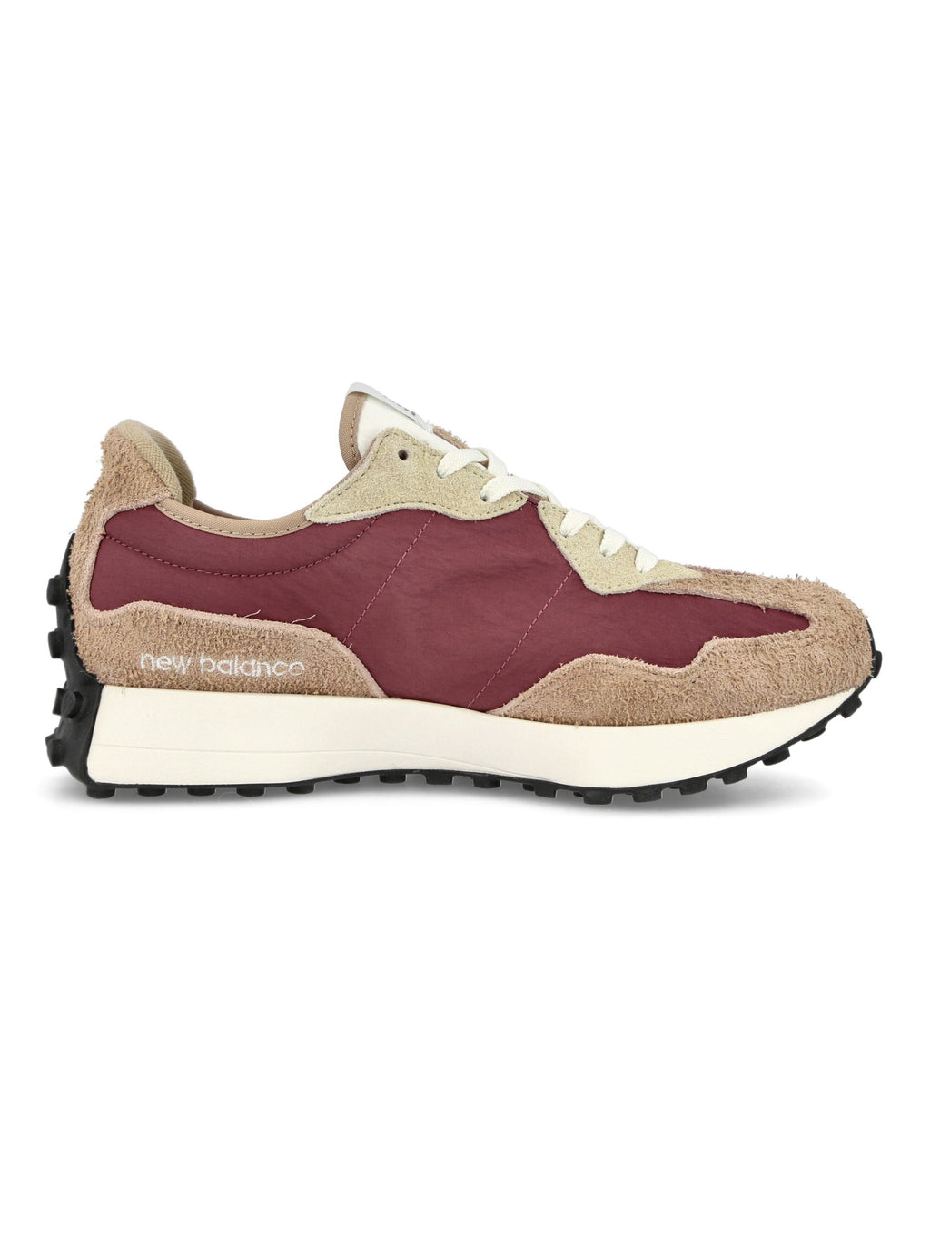 2026 New Arrival Sneakers retr in pelle 327 Marrone Legno