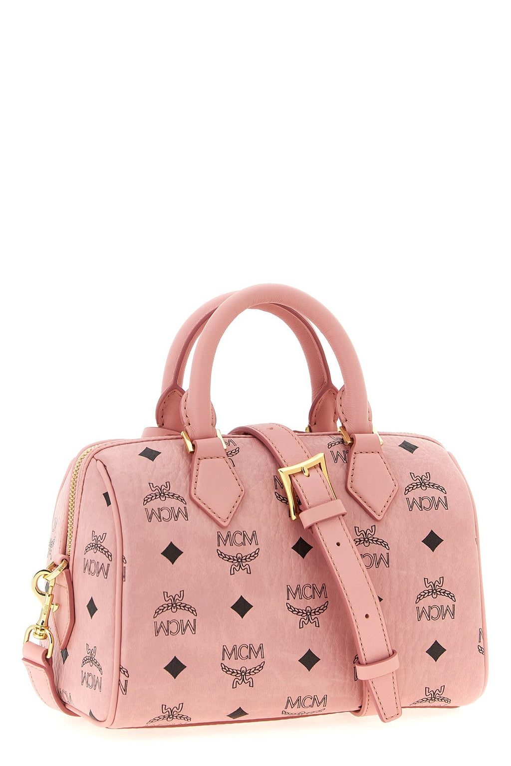2026 New Arrival ella boston handbag in visetos monogram canvas