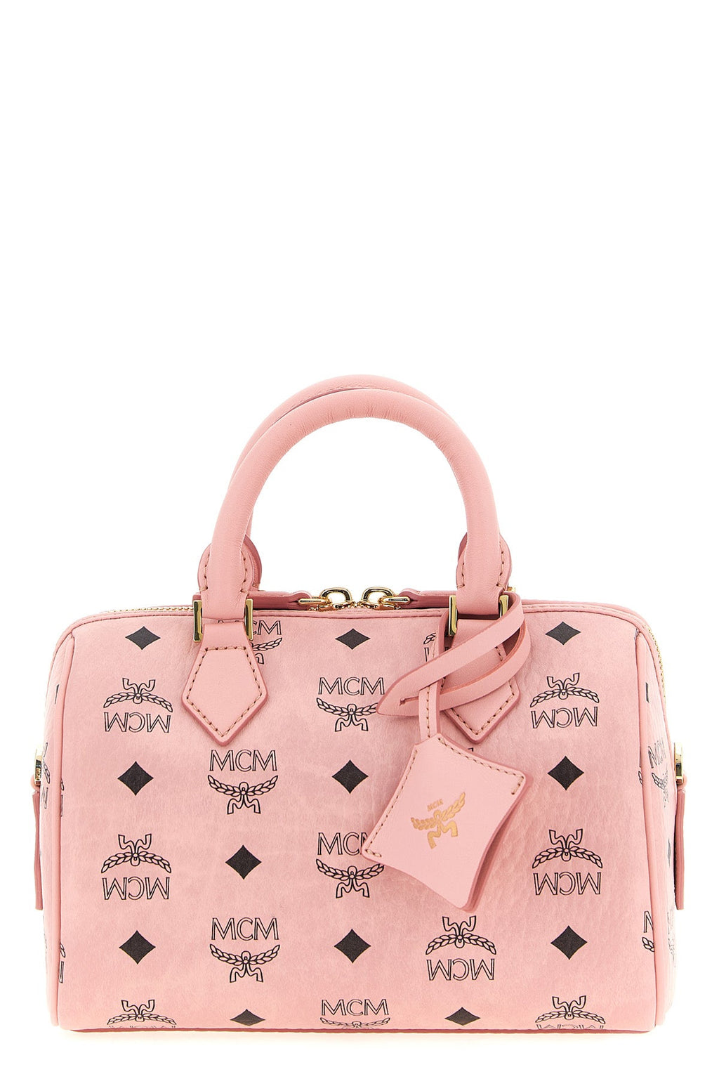 2026 New Arrival ella boston handbag in visetos monogram canvas